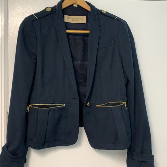 Burberry Brit jacket navy with red and gold - Picture 3 of 7